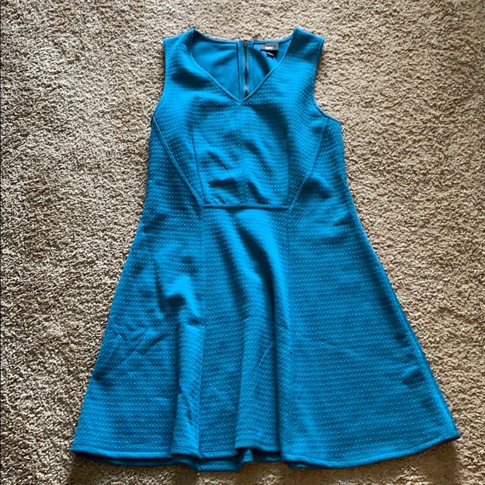 Teal/blue A-Line dress women’s size Large